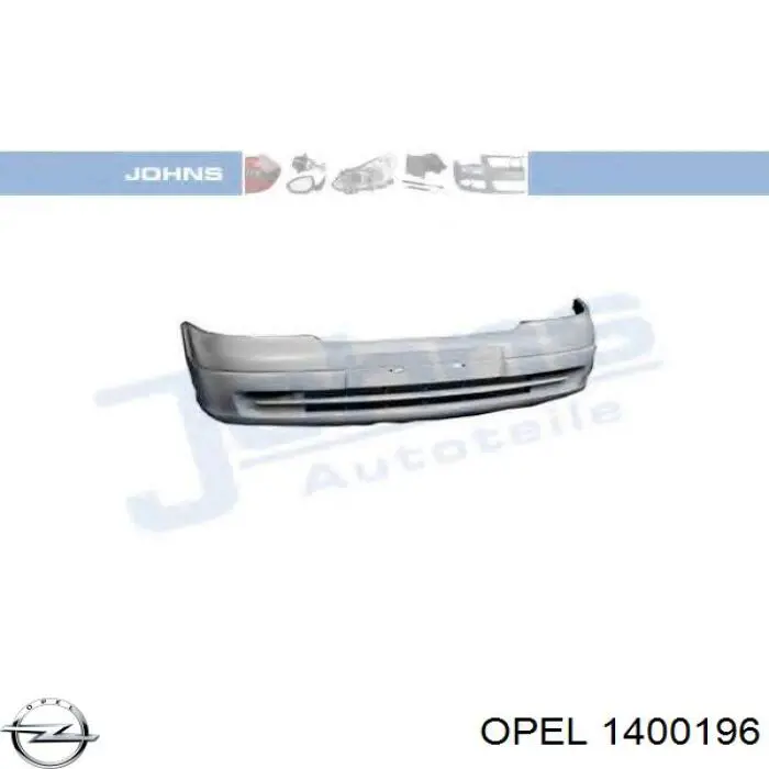 Do koszyka 1400196 Opel Zderzak przedni
