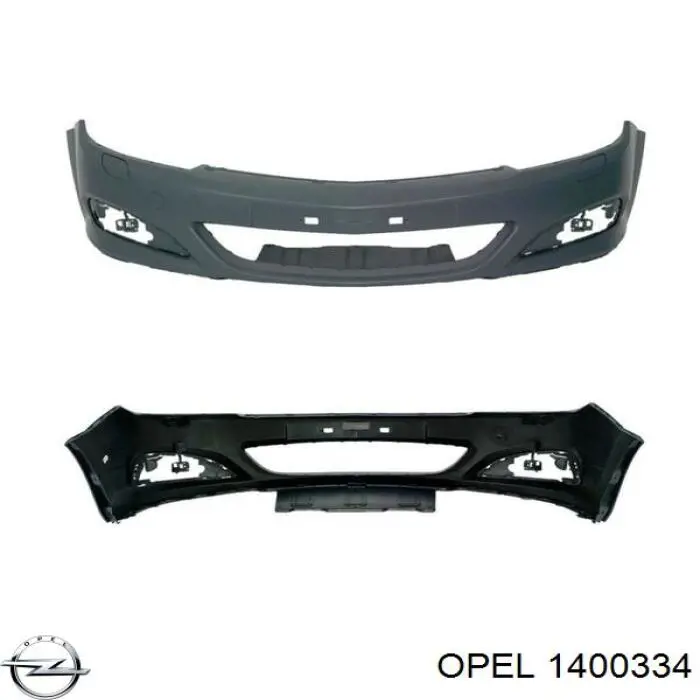 1400334 Opel Zderzak przedni