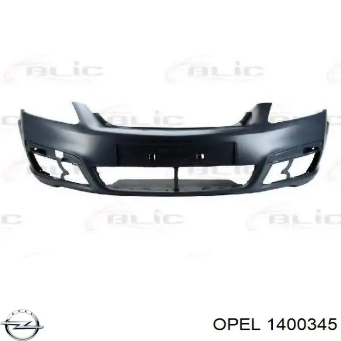 Do koszyka 1400345 Opel Zderzak przedni