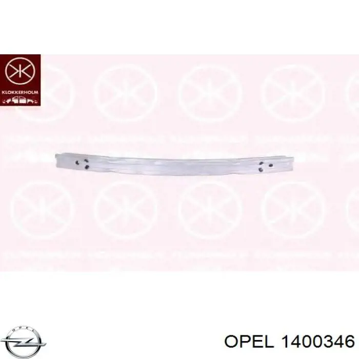 Wzmocnienie zderzaka przedniego Opel 13206743 cena, od 55,21 USD
