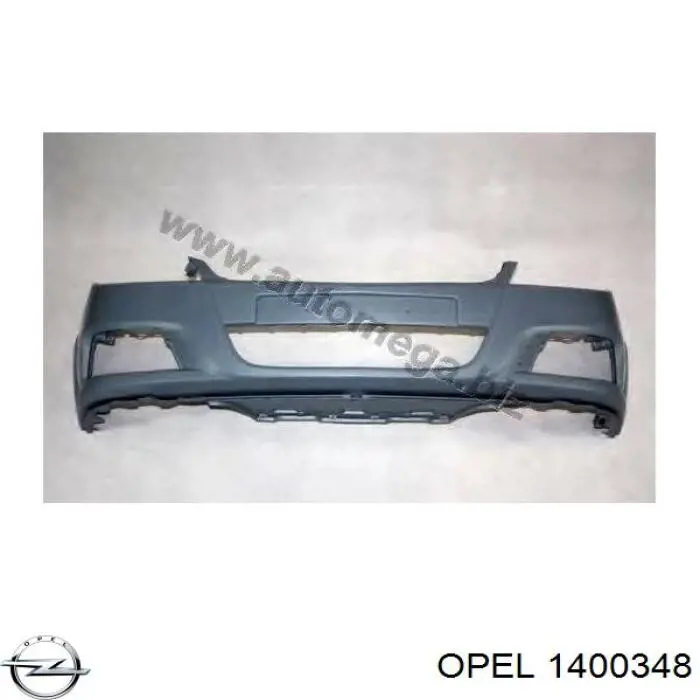 Do koszyka 1400348 Opel Zderzak przedni
