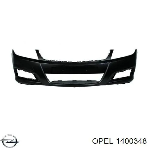 Do koszyka 1400348 Opel Zderzak przedni
