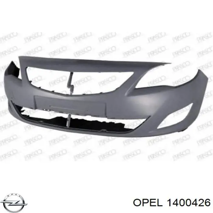 Zderzak przedni Opel 1400426 cena, od 120,32 USD