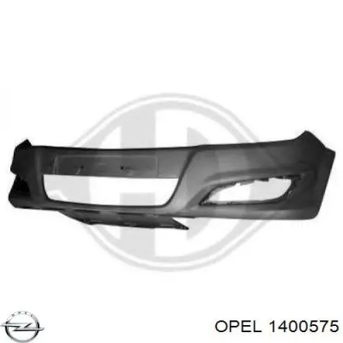 Do koszyka 1400575 Opel Zderzak przedni