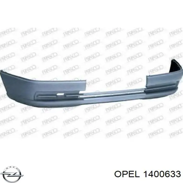 Zderzak przedni Opel 1400633 cena, od 67,27 USD