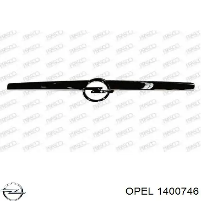 Atrapa chłodnicy Opel 1400746 cena, od 38,33 USD