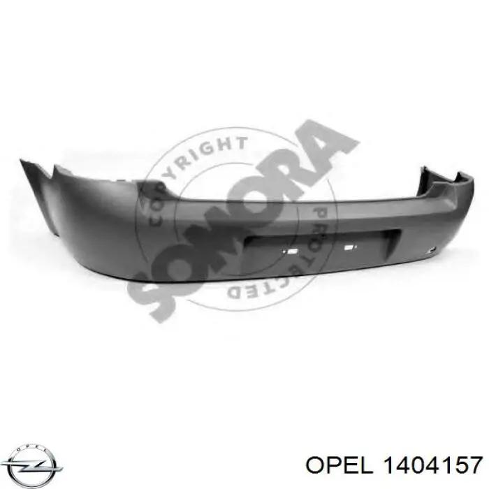 Zderzak tylny Opel Vectra C sedana (2002 - 2008) cena, od 132,05 USD