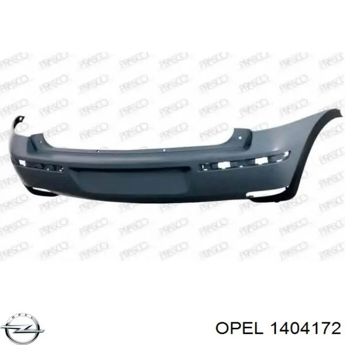 Zderzak tylny Opel 1404172 cena, od 161,49 USD