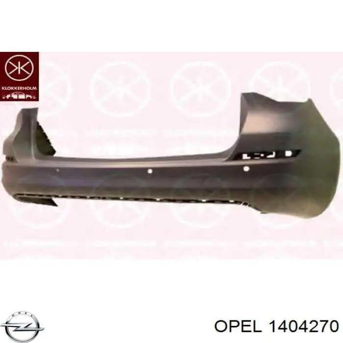 1404270 Opel Zderzak tylny