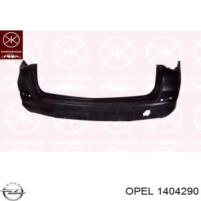 Zderzak tylny Opel 1404290 cena, od 420,53 USD