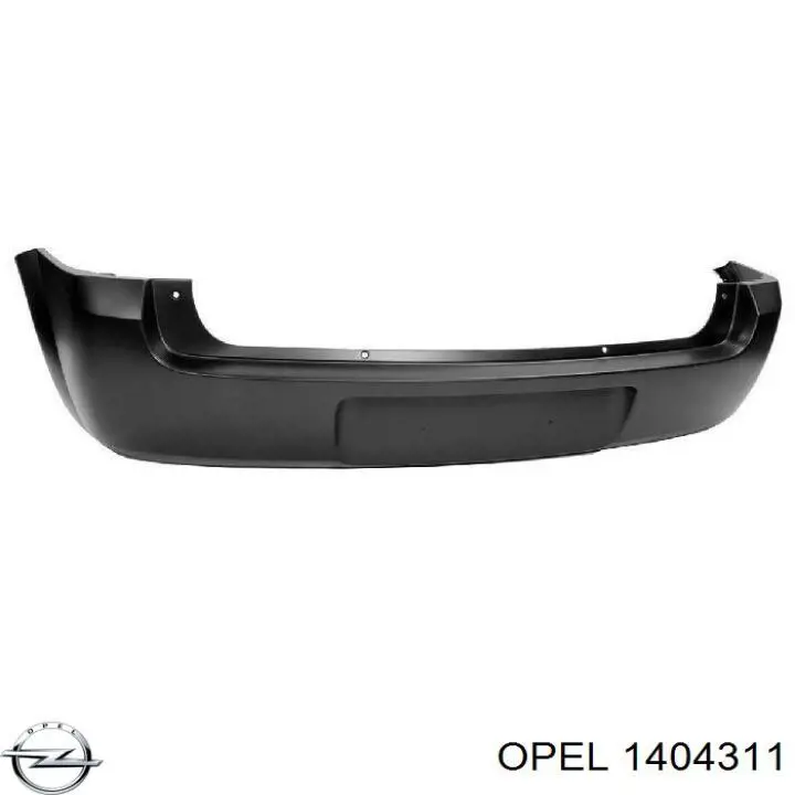 Zderzak tylny Opel 1404311 cena, od 253,35 USD