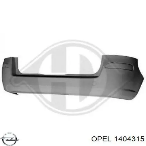 1404315 Opel Zderzak tylny