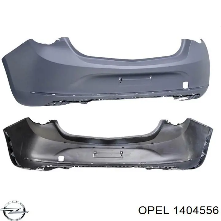 Do koszyka 13364582 Opel Zderzak tylny