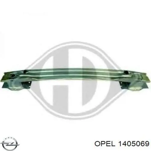 12775070 Opel Wzmocnienie zderzaka tylnego