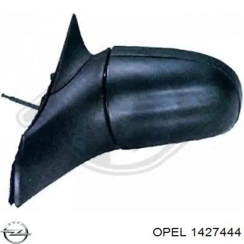 Do koszyka 1427444 Opel Lusterko wsteczne lewe