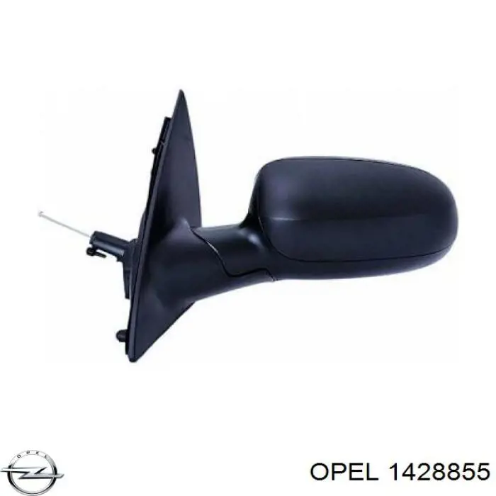 Do koszyka 1428855 Opel Nakładka (pokrywa) lusterka wstecznego prawa