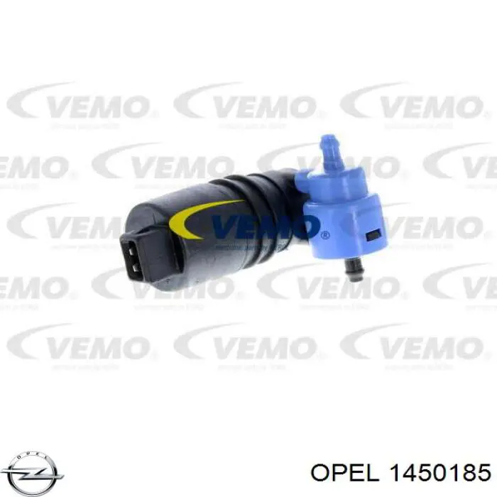 Pompka spryskiwacza szyby przedniej 1450185 Opel