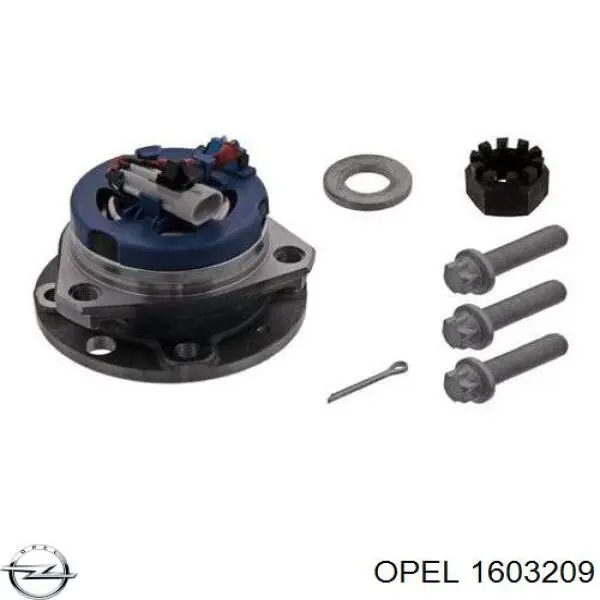 Do koszyka 1603209 Opel Piasta przednia