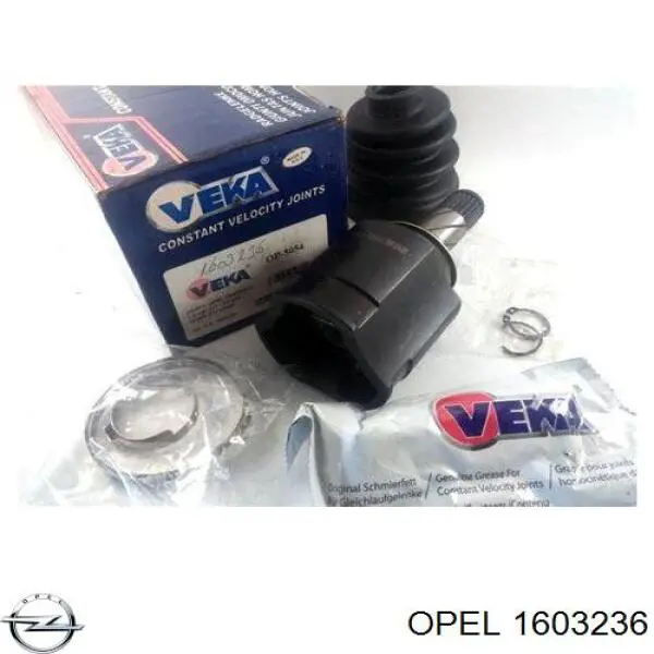 Przegub homokinetyczny wewnętrzny przedni prawy Opel 1603236 cena, od 52,47 USD