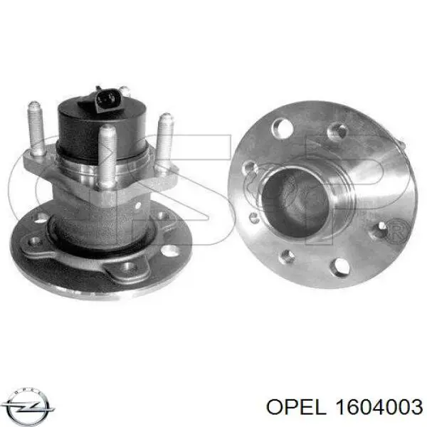 Piasta tylna 1604003 Opel