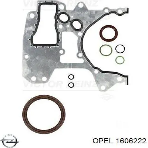 Zestaw uszczelek silnika dolny Opel 1606222 cena, od 50,04 USD
