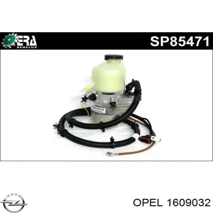 Do koszyka 1609032 Opel Pompa wspomagania hydraulicznego kierownicy