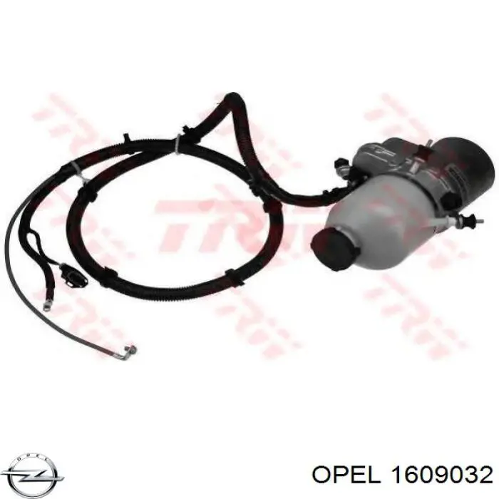 Do koszyka 1609032 Opel Pompa wspomagania hydraulicznego kierownicy