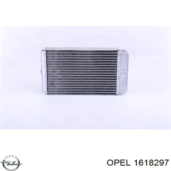 Chłodnica nagrzewnicy (ogrzewacza) Opel 1618297 cena, od 55,21 USD