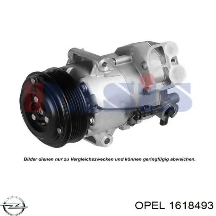 1618493 Opel Sprężarka klimatyzacji