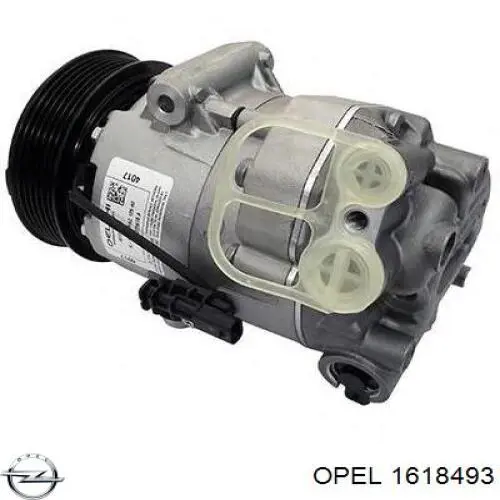 Sprężarka klimatyzacji Opel 1618493 cena, od 56,44 USD