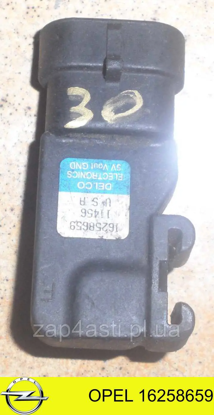 Czujnik ciśnienia w kolektorze ssącym, MAP Opel 16258659 cena, od 42,71 USD