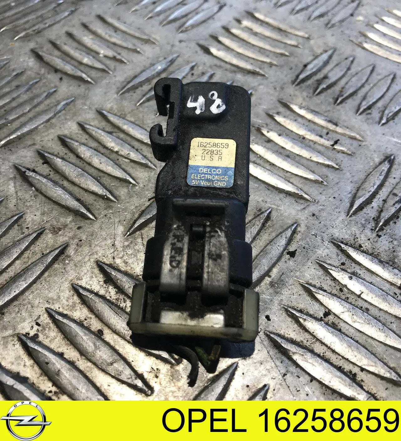 Czujnik ciśnienia w kolektorze ssącym, MAP 16258659 Opel