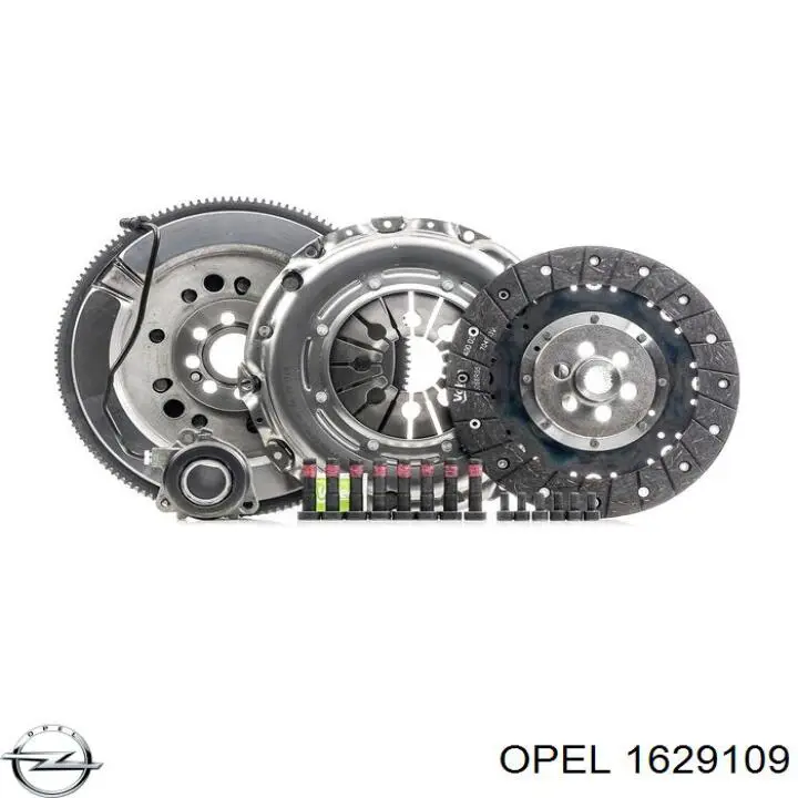 1629109 Opel Zestaw sprzęgła (3 części)