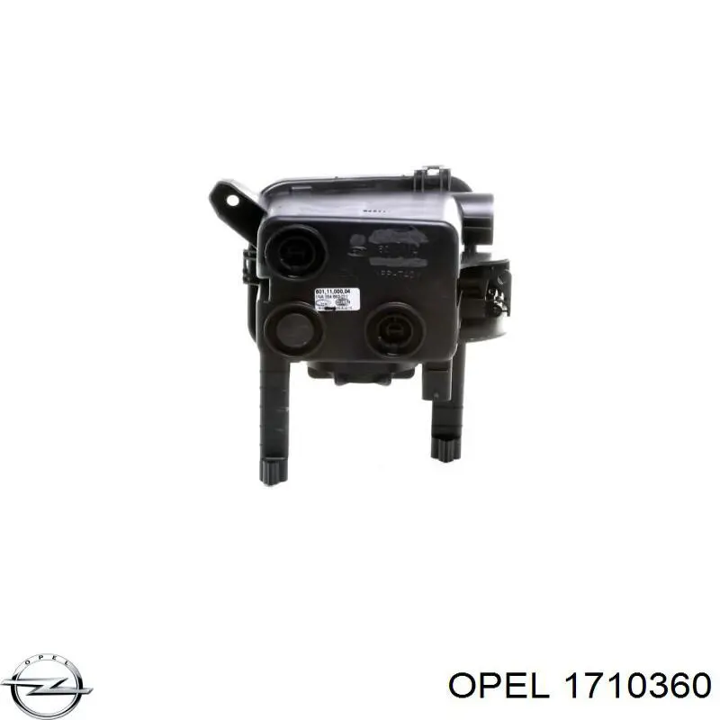 Do koszyka 1710360 Opel Lampa przeciwmgielna lewa
