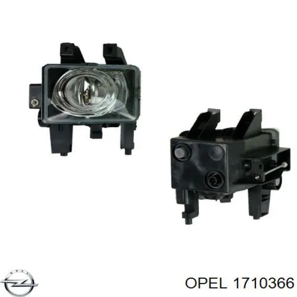 Do koszyka 1710366 Opel Lampa przeciwmgielna lewa