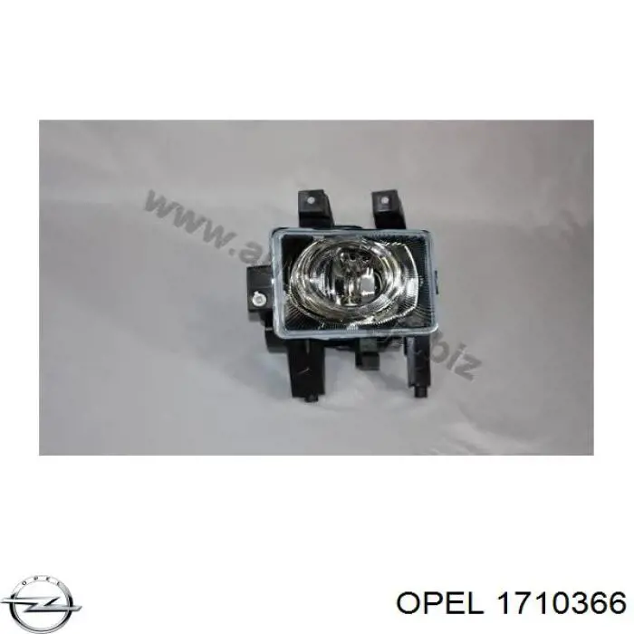 Do koszyka 1710366 Opel Lampa przeciwmgielna lewa
