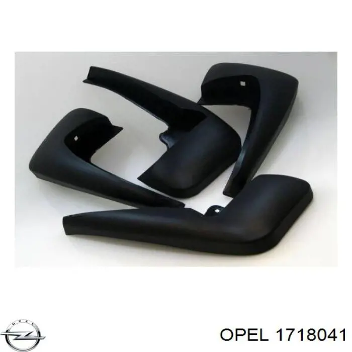 Chlapacze tylne, komplet do Opel Astra G F69