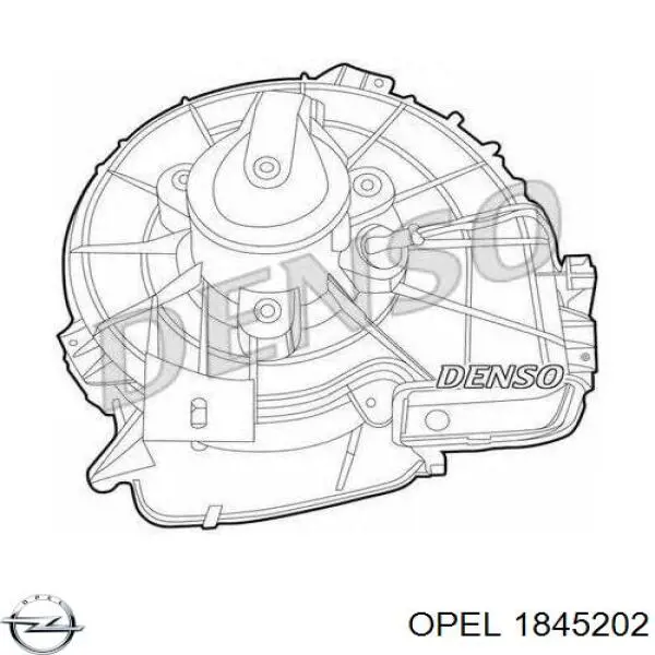 Silniczek wentylatora nagrzewnicy (ogrzewacza wnętrza) Opel 1845202 cena, od 94,69 USD