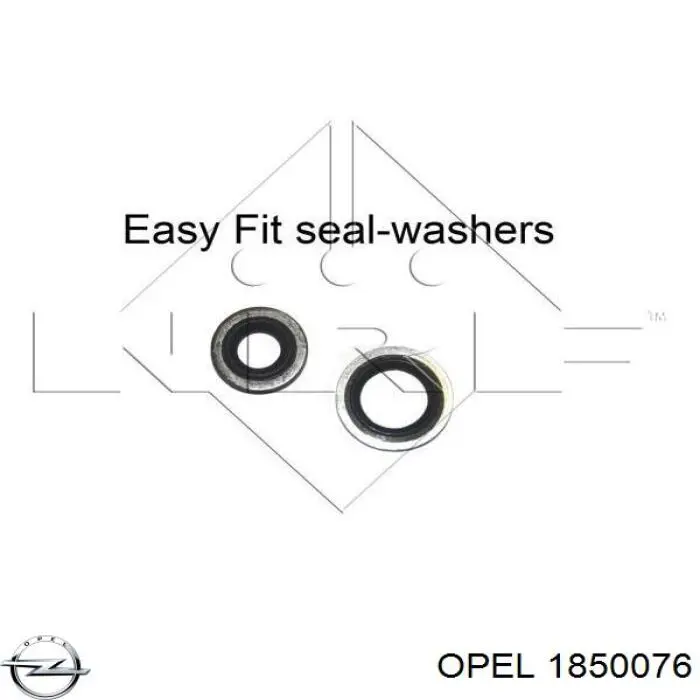 Chłodnica klimatyzacji 1850076 Opel