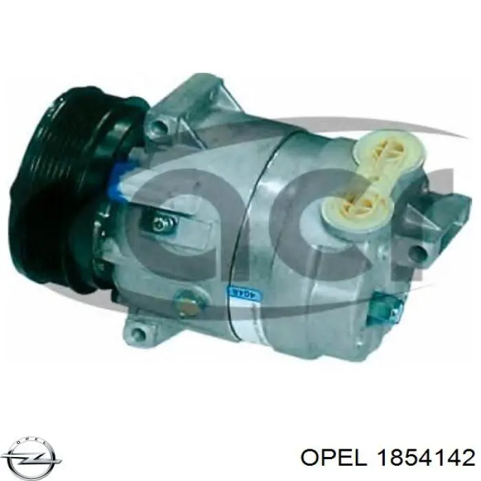 Sprężarka klimatyzacji Opel 1854142 cena, od 139,61 USD