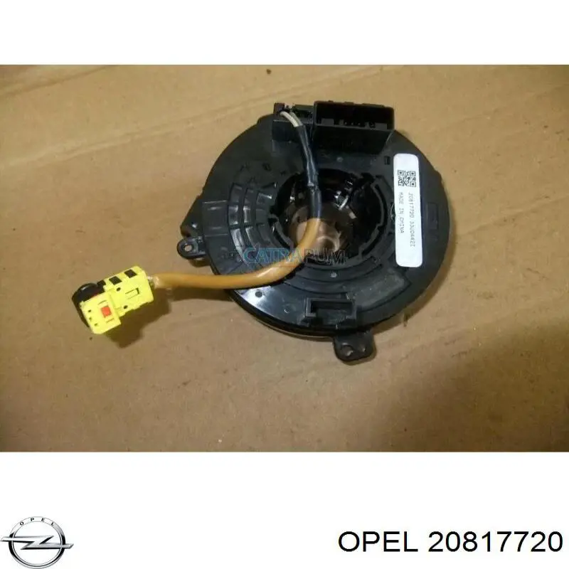 Pierścień kontaktowy AIRBAG, taśma kierownicy Opel 20817720 cena, od 41,70 USD