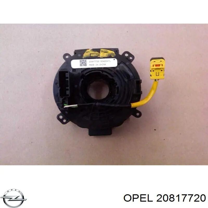 20817720 Opel Pierścień kontaktowy AIRBAG, taśma kierownicy