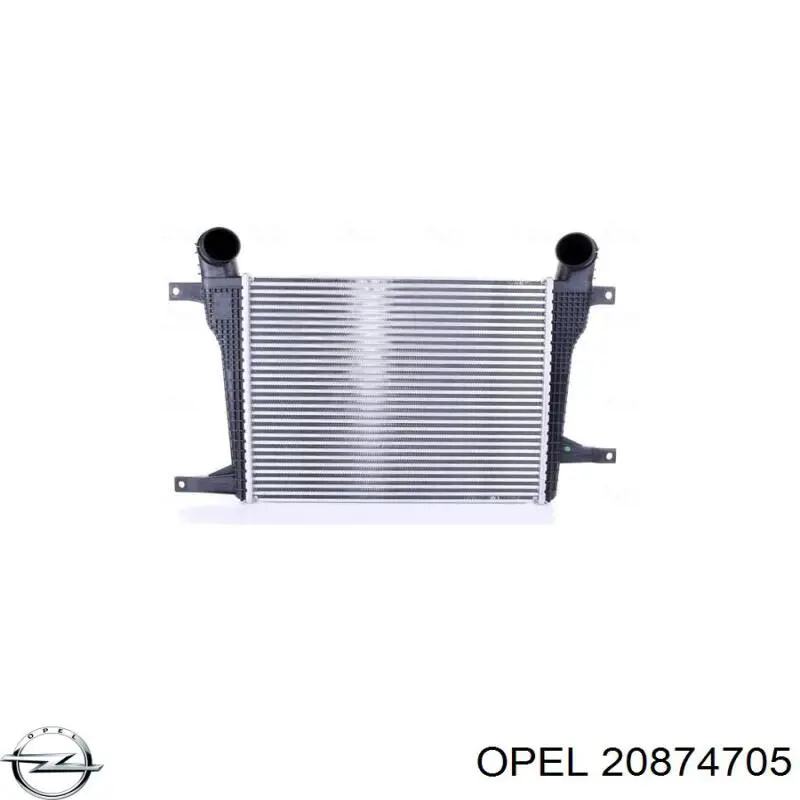 Chłodnica intercoolera General Motors 20874705 cena, od 134,34 USD