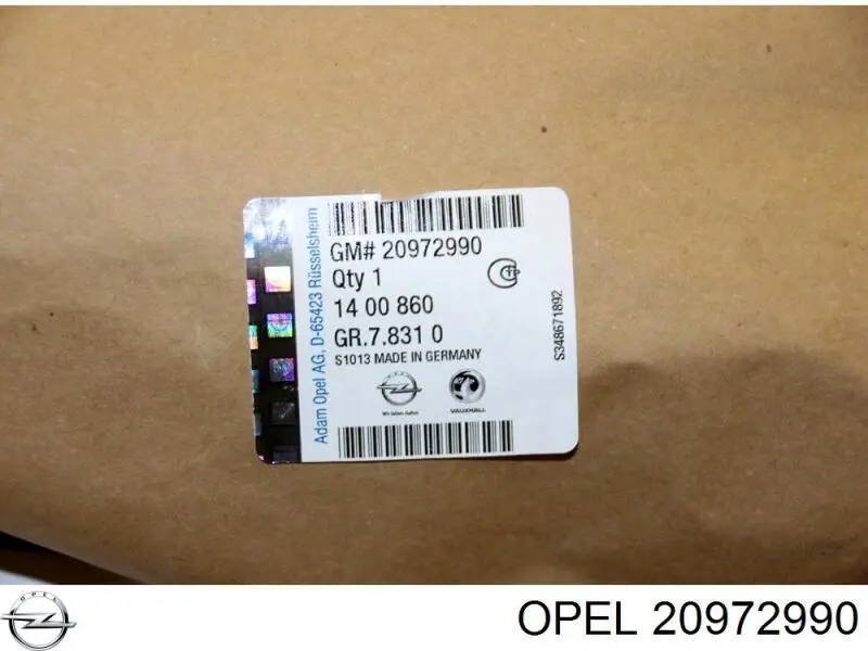 20972990 Opel Zderzak tylny