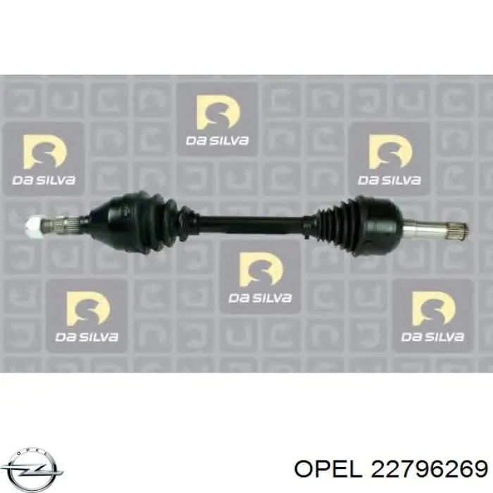 Półoś napędowa przednia prawa Opel 22796269 cena, od 90,36 USD