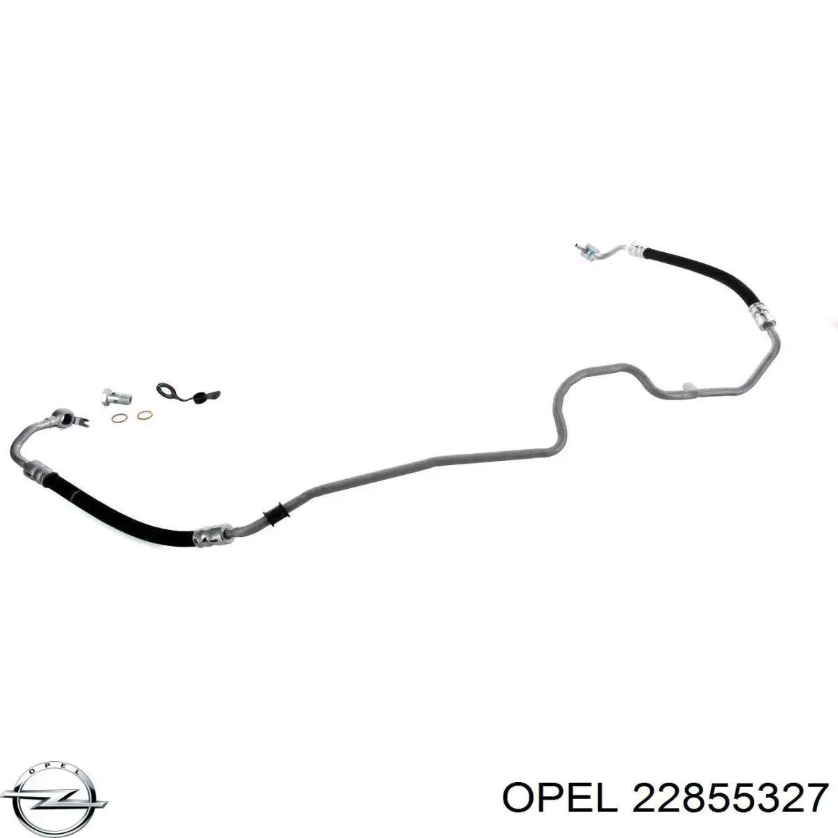 Przewód hydraulicznego układu wspomagania wysokiego ciśnienia, od pompy do maglownicy (mechanizmu) Opel 22855327 cena, od 85,68 USD