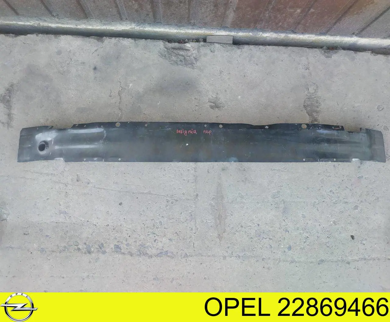 22869466 Opel Wzmocnienie zderzaka przedniego