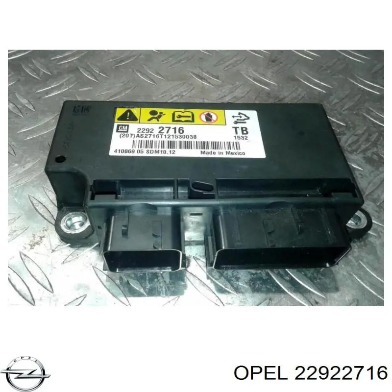 22922716 General Motors Sterownik poduszki bezpieczeństwa