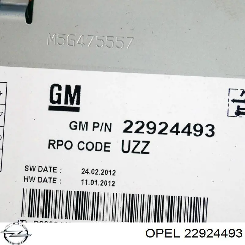 Radioodtwarzacz (radio AM/FM) Opel Insignia A sedana (G09) (2008 - 2017) cena, od 76,72 USD