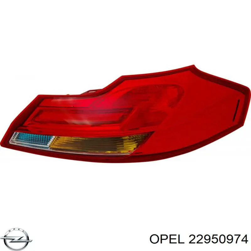 22950974 Opel Lampa zespolona tylna prawa